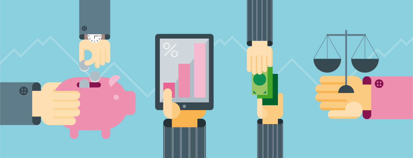 Think with Google - APAC - illustration banner - finance and banking industry