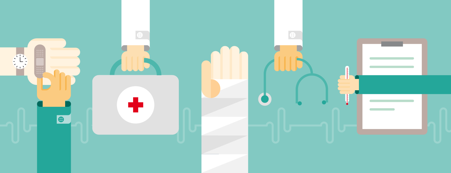 Think with Google - APAC - illustration banner - health industry
