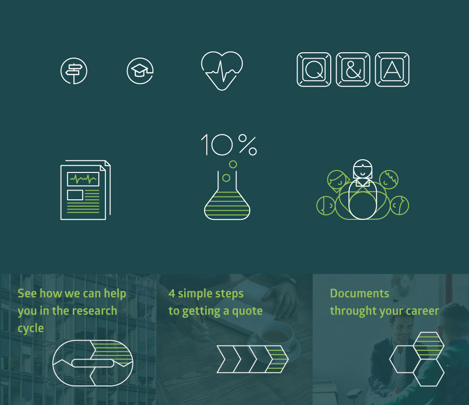 ThinkSCIENCE - expert translation and editing - logo, identity, illustration, website and print design
