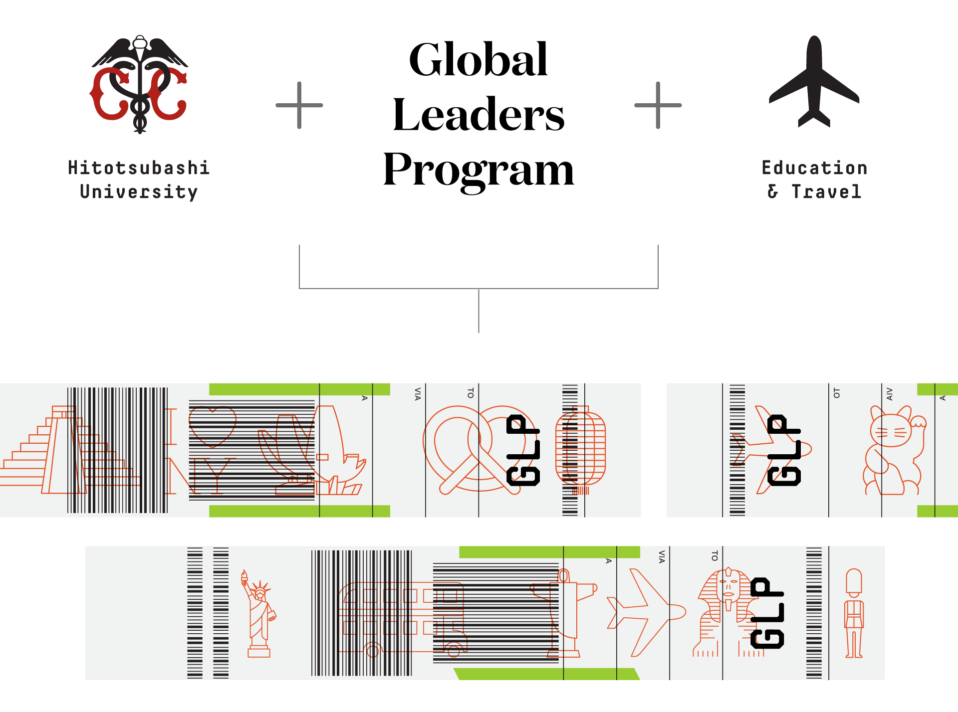 Hitotsubashi University - Global Leaders Program - Custom Icon Design Concept
