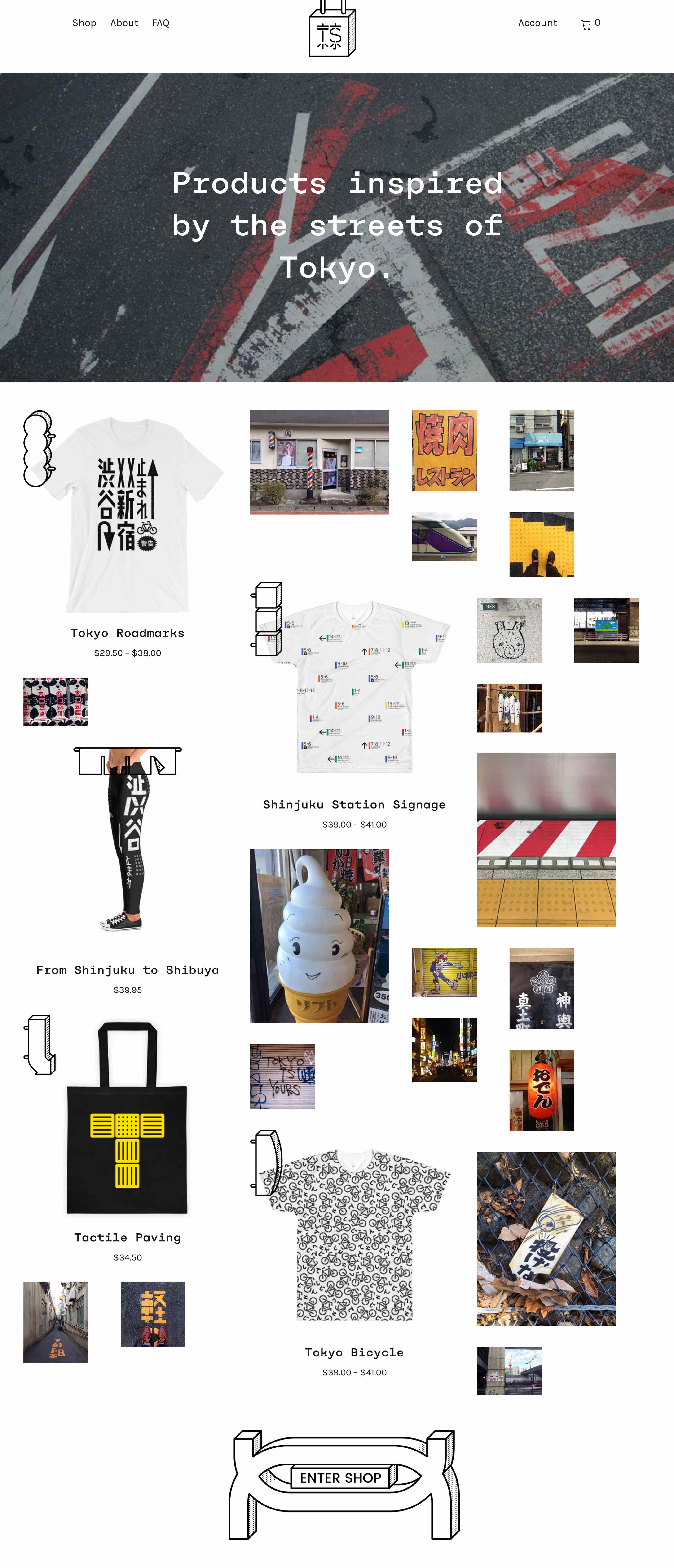Tokyo Signs - Products inspired by the streets of Tokyo - Website