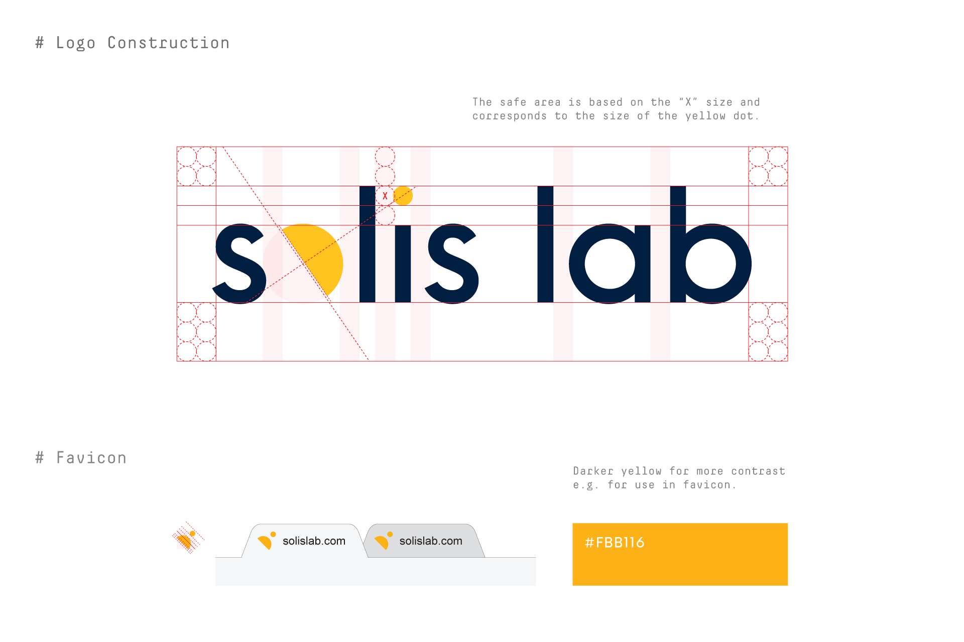 solis lab - logo / logotype design & construction