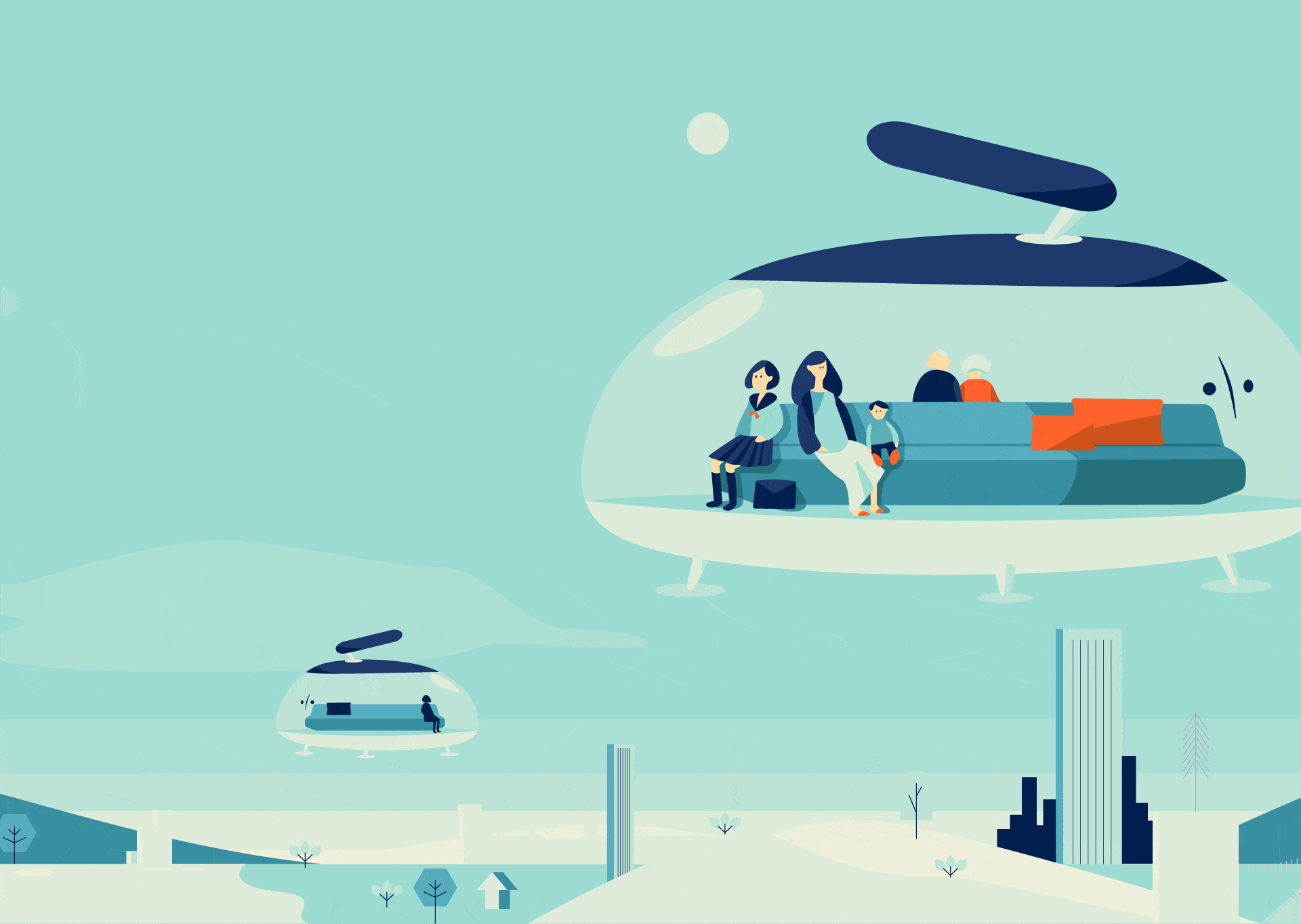 Future Blue Sky web app experience for JAXA (the Japan Aerospace Exploration Agency)