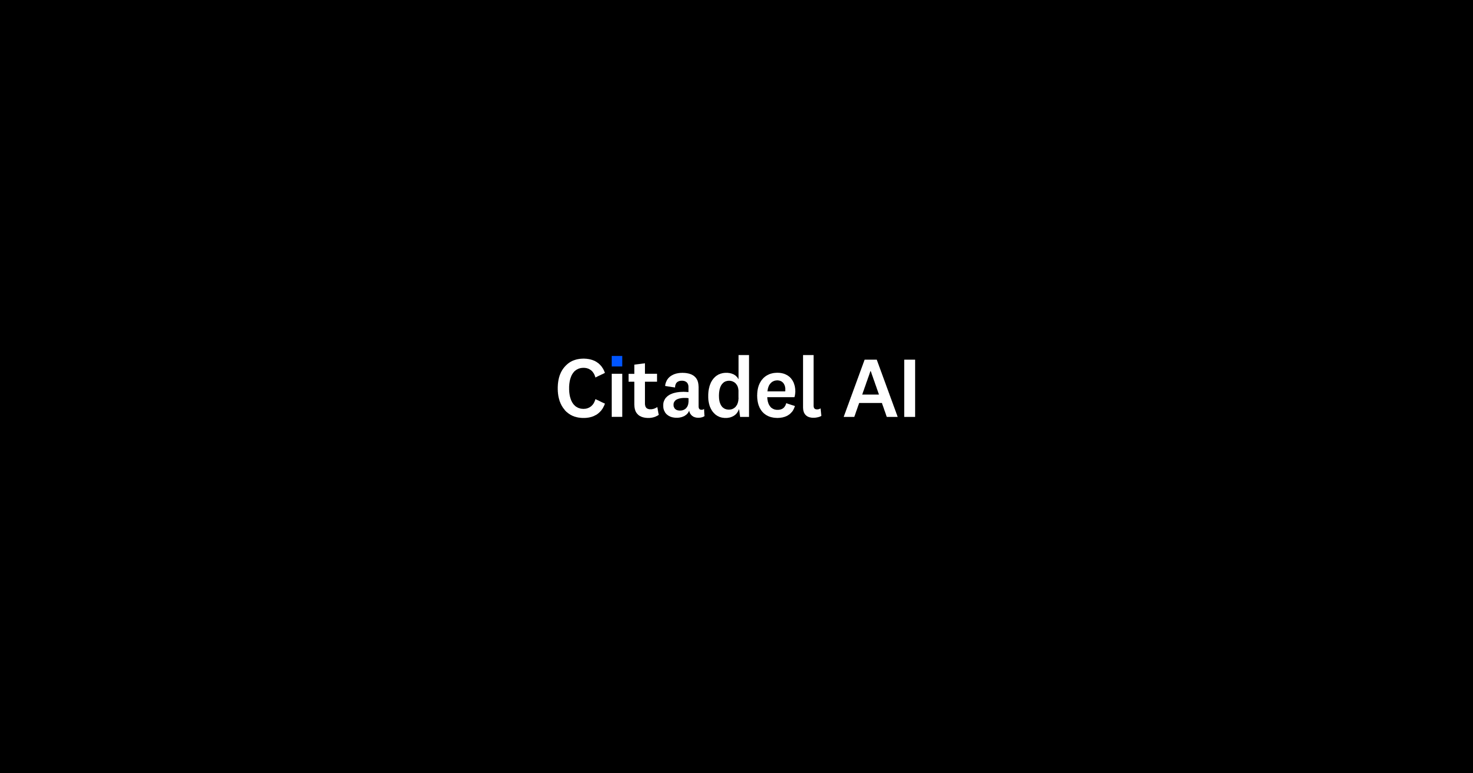 The logotype of Citadel AI.