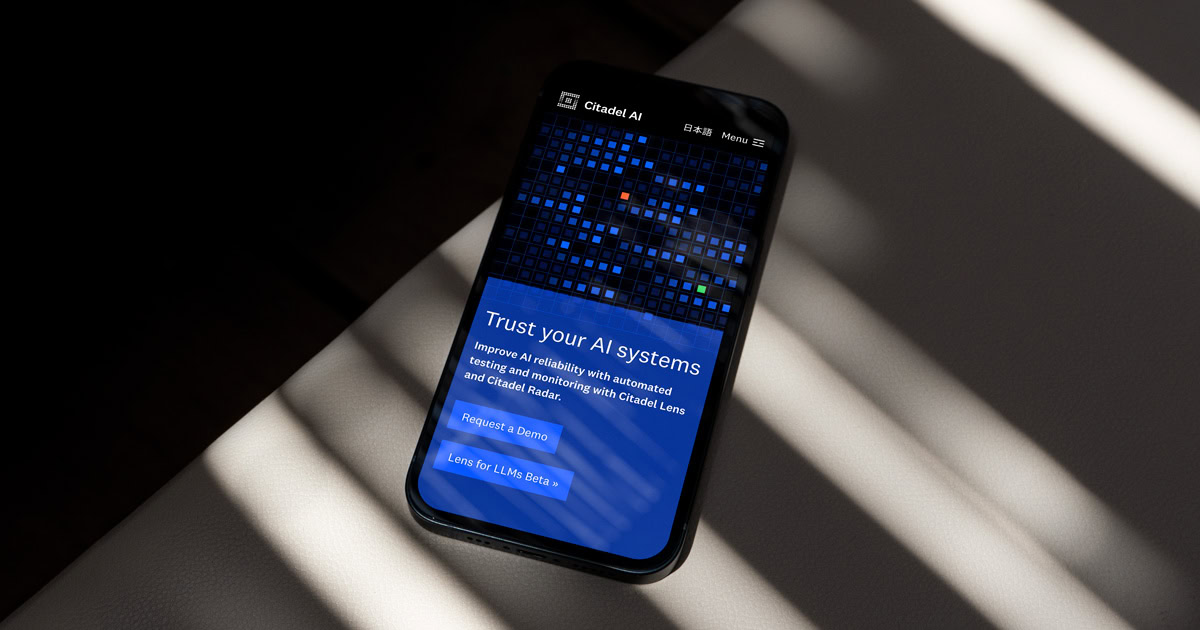 Citadel AI - Trustworthy AI - Branding, Brand Design Style Guide, Visual Identity, Illustration, Animation, Graphic Design, Web Design, UI Design, UX Design, Web Development by Bento Graphics, Tokyo/Japan based design studio