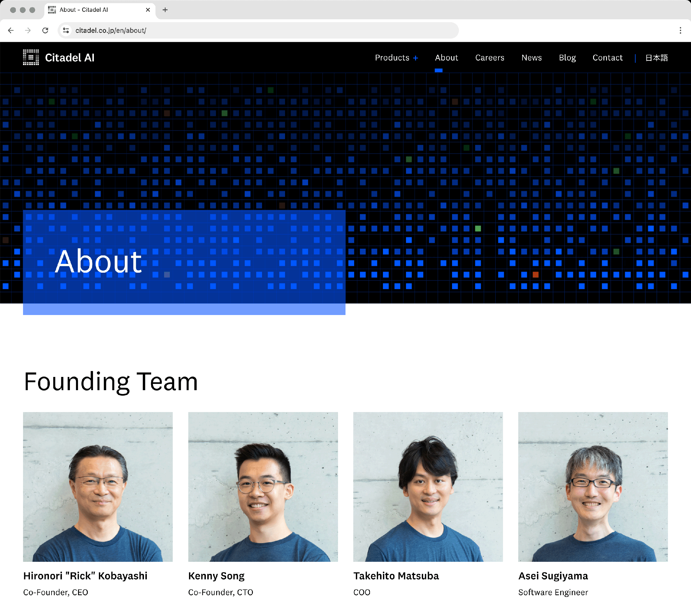Citadel AI - Trustworthy AI. A desktop browser mockup with the UI/UX design of the modal window interactions on the teams page. Tokyo based design studio Bento Graphics provided research & strategy, wireframing, UI/UX design, responsive web design and web development.