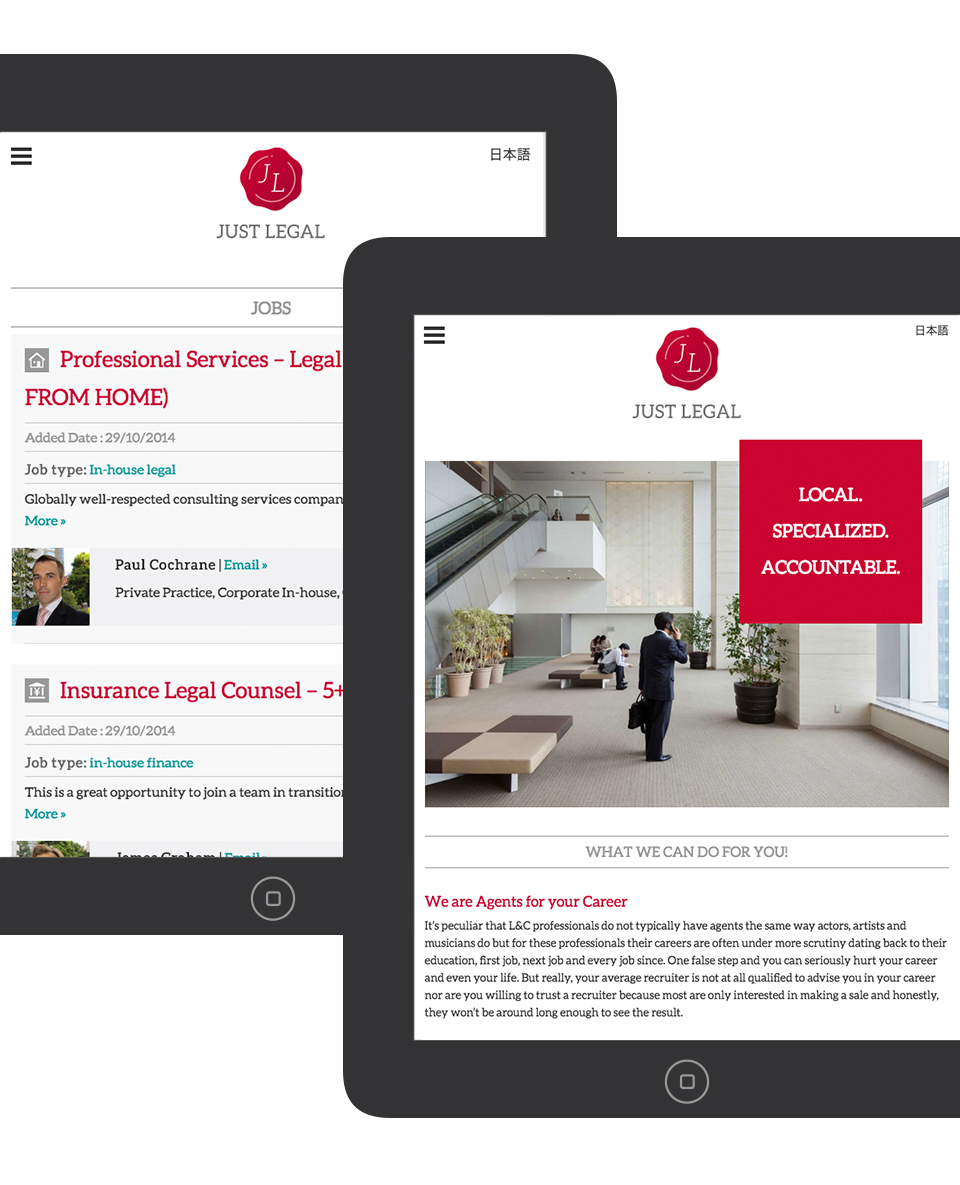 Just Legal - Recruitment for the legal and compliance market Japan